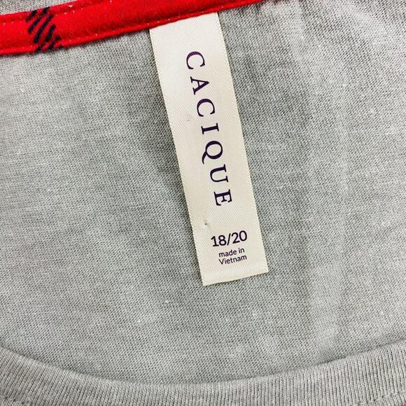 Lane Bryant Cacique Sleep Shirt Sip Sip Hooray Nightgown Womens Plus 18/20 - Picture 4 of 8